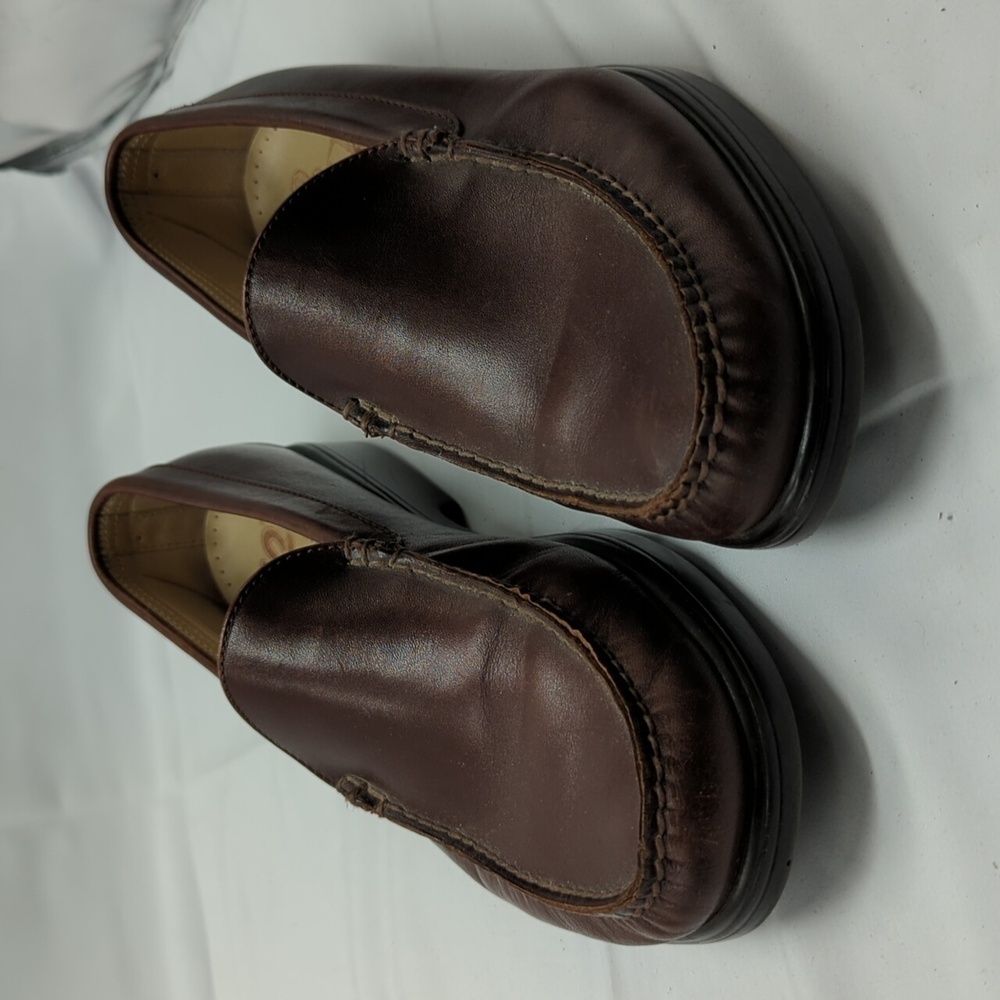 SAS Venetian Brown Men's SZ 10N Hand Sewn Leather Slip On Loafer Dress Shoes